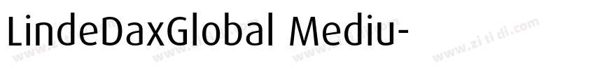 LindeDaxGlobal Mediu字体转换